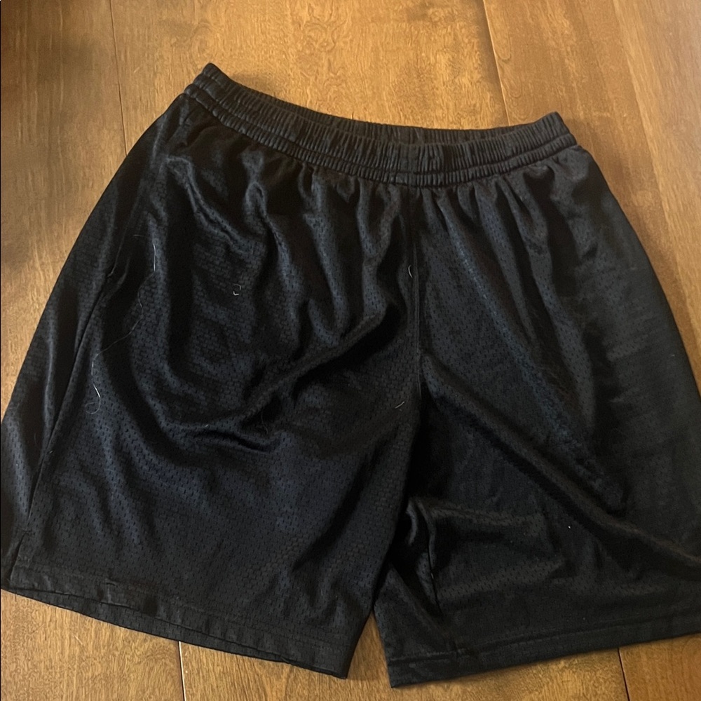 Black Men's Athletic Shorts